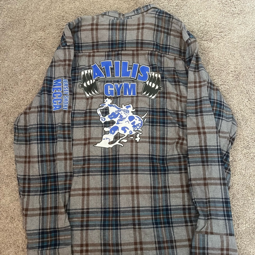 ATILIS GYM FLANNEL *RARE*
